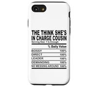 The think she's in charge cousin nutrition cousins hommes femmes Coque pour iPhone SE (2020) / 7 / 8