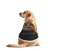 The Thinking Cat Dog Shirt pour chiens de grande et moyenne taille - T-shirt en maille respirante pour animaux de compagnie, idéal pour un usage quotidien et des occasions spéciales