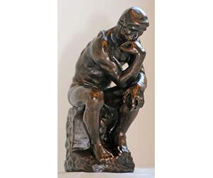 The Thinkler - Sculpture, 14cm - Museumsshop (Replicat) Auguste Rodin #01 by Parastone Museums Kollektion