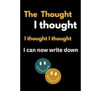 The Thought I Thought I thought I thought - I can now write down: A spot for crazy thoughts