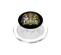 The Three Amigos Sel Lime et Tequila Fête Amusante PopSockets PopGrip pour MagSafe