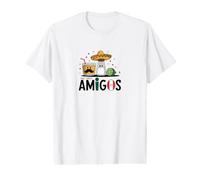 The Three Amigos Tequila, Salt, and Lime Mexican T-Shirt Graphique avec Valeur