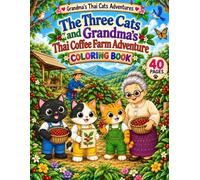 The Three Cats and Grandma's Thai Coffee Farm Adventure: A Fun Farm Coloring Adventure for Kids Exploring Coffee Plants, Harvesting, Nature, and Life on a Thai Mountain Farm