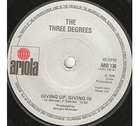 The Three Degrees - Three Degrees, The - Giving Up, Giving In - [7"]
