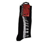 The Tie Studio: Keyboard Swirl Socks - Black (Size 6-11)