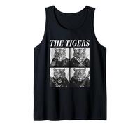 The Tigers Rockers Funny Animals Rock Music Emo Punk Band Débardeur