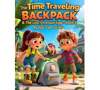 The Time Traveling Backpack & The Lost Dinosaur Egg - Book 1: A Time-Jumping Adventure with Mia, Max & a Baby Triceratops
