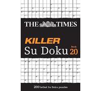 The Times Killer Su Doku Book 20 by The Times Mind Games Paperback Book The Times Mind Games (Auteur)