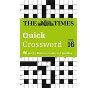 The Times Quick Crossword Book 16 by The Times Mind Games Paperback Book Times2 The Times Mind Games, (Auteur)