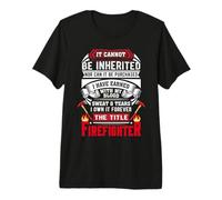 The Title Firefighter Fireman Firefighters Lovers T-Shirt Haut de Gamme