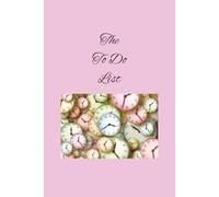The To Do List: This book includes 100 page to-do template, designed to help you stay focused and organized.