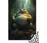 The Toad Prophet Puzzle De 1000 Pièces pour Adultes, 38x26cm/1000pcs; Moment Calme À La Maison; Pièces Blanches pour Un Tri Pratique