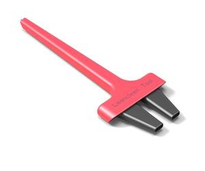 The Tool Vacuum Attachment/Ice Scraper All-in-One, Fits Car Wash, Gas Station & Home Vacuums Ultimate Universal DIY Auto Accessory, Messy Travelers Deep Cleaning Crevice Interior Car Detailing Red