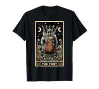 The Toot Cornemuse Cornemuse Joueur Tarot Carte Squelette T-Shirt