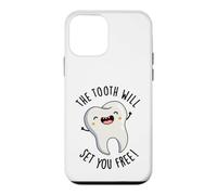 The Tooth Will Set Free Funny Dental Pun Coque pour iPhone 12 Mini