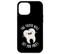 The Tooth Will Set Free Funny Dental Pun Coque pour iPhone 12 Pro Max