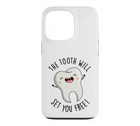 The Tooth Will Set Free Funny Dental Pun Coque pour iPhone 13 Pro
