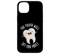 The Tooth Will Set Free Funny Dental Pun Coque pour iPhone 14 Plus