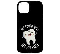 The Tooth Will Set Free Funny Dental Pun Coque pour iPhone 15 Plus
