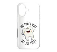 The Tooth Will Set Free Funny Dental Pun Coque pour iPhone 17