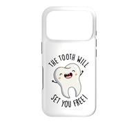 The Tooth Will Set Free Funny Dental Pun Coque pour iPhone 17 Pro