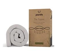 The Topper Surmatelas en Mousse à mémoire de Forme infusée de Gel en Bambou (Petit lit Double : 190 x 120 x 5 cm) Blanc