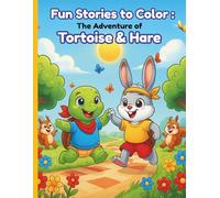 The Tortoise and the Hare Coloring & Activity Book for Kids Ages 4-8: Fun Storybook with Coloring Pages, Word Searches, Connect-the-Dots, Bonus Doodles & Certificate of Completion