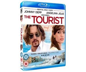 THE TOURIST BLU RAY. JOHNNY DEPP. RENTAL ONLY COPY.
