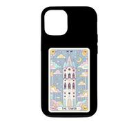 The Tower Kawaii Carte de Tarot Pastel Illustration céleste Coque pour iPhone 12/12 Pro