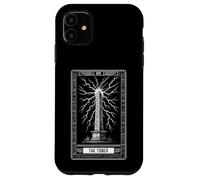 The Tower Obelisk Carte de Tarot égyptien Hiéroglyphes Arcana Coque pour iPhone 11