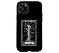 The Tower Obelisk Carte de Tarot égyptien Hiéroglyphes Arcana Coque pour iPhone 11 Pro