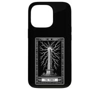 The Tower Obelisk Carte de Tarot égyptien Hiéroglyphes Arcana Coque pour iPhone 13 Pro
