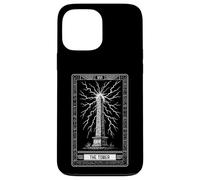 The Tower Obelisk Carte de Tarot égyptien Hiéroglyphes Arcana Coque pour iPhone 13 Pro Max