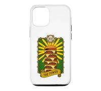 The Tower Tarot Carte de Tarot pour Amateur de Hamburger Coque pour iPhone 12/12 Pro