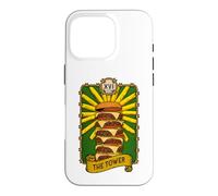 The Tower Tarot Carte de Tarot pour Amateur de Hamburger Coque pour iPhone 16 Pro
