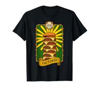 The Tower Tarot Carte de Tarot pour Amateur de Hamburger T-Shirt