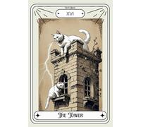 The Tower: Vintage Cat Tarot Notebook for Inspired Journaling: 22 Unique Tarot-Inspired Cat Designs for Mystical Journaling and Everyday Inspiration