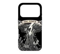 The Tower XVI Carte de Tarot Gothique Occulte Halloween Coque pour iPhone 17 Pro