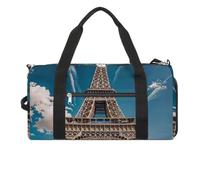 The Towering Iron Tower Sac de sport imperméable pour homme et femme - Grand sac de sport pour voyage et entraînement