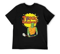 The Toxic Crusaders 80s Cartoon Troma Short Sleeve Tee Black