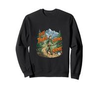 The Trail Knows My Name Design randonnée Aventure Sweatshirt