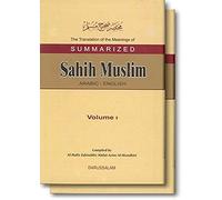 The Translation Of The Meanings Of Summarized Sahih Muslim Arabic - English Volume 1 and 2 complete set [Hardcover] Al-Hafiz Zakiuddin Abdul-Azim Al-Mundhiri