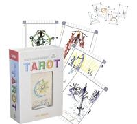 The Transparent Tarot Cards & Guide Box Set - Apprenez le tarot avec des cartes significatives pour les débutants, parfait pour la divination et la divination