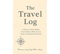 The Travel Log: A Place to Note Where You've been, What You've Done, and Special Moments