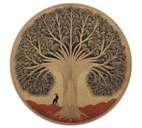 The Tree Fairy's Ancient Gold-Painted Manuscript Puzzles pour Adultes 1000pcs (67.5x67.5cm),Jeux De Défi