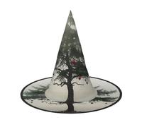 The Tree of Fantasy Chapeau de sorcière d'Halloween Chapeau de sorcière Chapeau de magicien Accessoires de costume Cosplay pour fête Mascarade Pliable 1