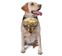 The Tree of Life Is Luminous Graphic Graphic Pet Triangle Scarf for Dogs & Cats Adjustable Cute Pet Bandana for & Photo Shoots