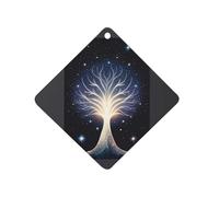 The Tree of Psychic Life Désodorisant de voiture à suspendre, tablettes d'aromathérapie parfumées longue durée, cartes parfumées au losange pour véhicules, chambre à coucher, armoire, style noir