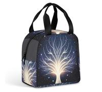 The Tree of Psychic Life Sac à déjeuner pour homme et femme, sac fourre-tout isotherme portable avec poignée, étanche, réutilisable, pour le travail, le pique-nique, les voyages