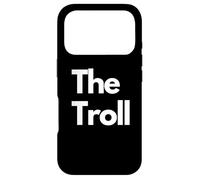 The Troll - Titres minimalistes drôles Coque pour iPhone 17 Pro